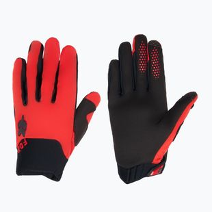 Rękawiczki rowerowe męskie Fox Racing Defend Wind Offroad fluorescent red
