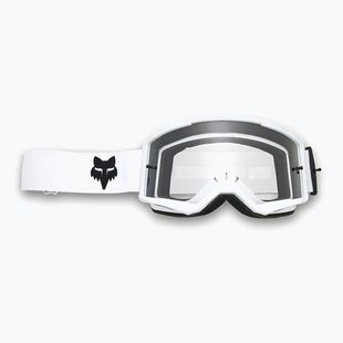 Gogle rowerowe Fox Racing Main Core white/clear