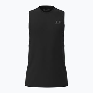 Koszulka treningowa męska Under Armour Left Chest Cut Off Tank black/black