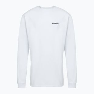 Longsleeve męski Patagonia P-6 Logo Responsibili white