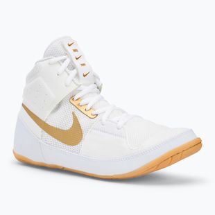 Buty zapaśnicze Nike Fury white/metallic gold