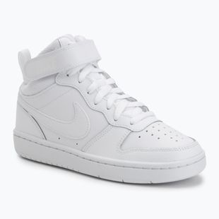 Buty dziecięce Nike Court Borough Mid 2 white/white/white