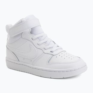 Buty dziecięce Nike Court Borough Mid 2 white/white/white