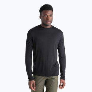 Longsleeve trekkingowy męski icebreaker Merino 125 Cool-Lite Sphere III Tee black