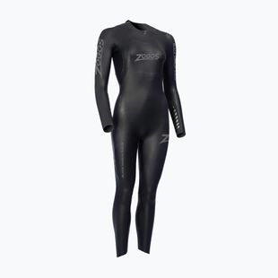 Pianka triathlonowa damska Zoggs Black Marlin Tri 5/3/1,5 mm black/silver
