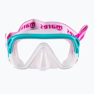Maska do nurkowania dziecięca Mares Keewee Junior aqua/white/clear