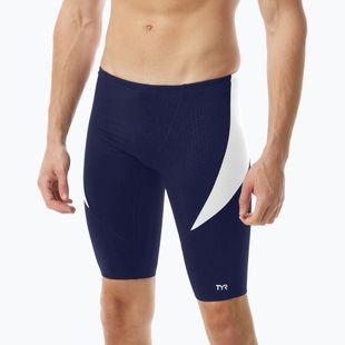 Jammery pływackie męskie TYR Durafast Elite Curve Splice Hexa Jammer navy/white