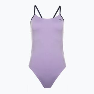 Strój pływacki jednoczęściowy damski TYR Durafast Elite Solid Cutoutfit lavender
