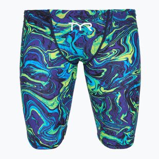 Jammery pływackie męskie TYR Thresher Jammer Hyperblitz blue/green