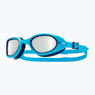 Okulary do pływania TYR Special Ops 2.0 Mirrored silver/blue
