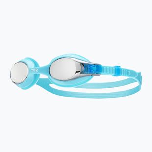 Okulary do pływania dziecięce TYR Swimple Metallized silver/blue