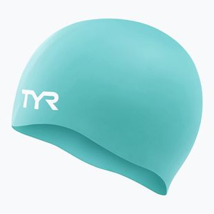 Czepek pływacki TYR Wrinkle Free Silicone turquoise