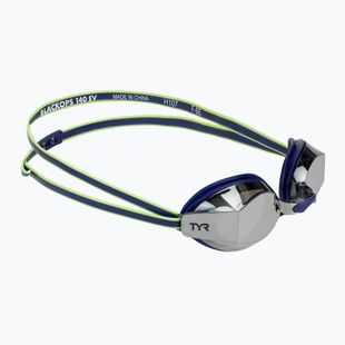 Okulary do pływania TYR Blackops 140 Ev Racing Mirrorednavy/lime