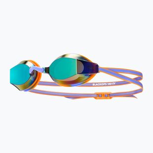 Okulary do pływania dziecięce TYR Blackops 140 Ev Racing Mirrored purple/orange