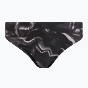Slipy do pływania męskie TYR Durafast Elite Waveform Brief titanum
