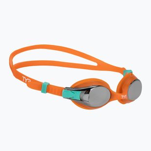 Okulary do pływania dziecięce TYR Swimple Metallized orange/multi
