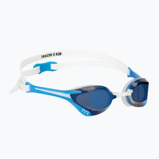 Okulary do pływania TYR Tracer-X Elite Racing Mirrored blue/white