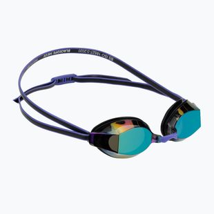 Okulary do pływania damskie TYR Blackops 140 Ev Racing Mirrored purple/green