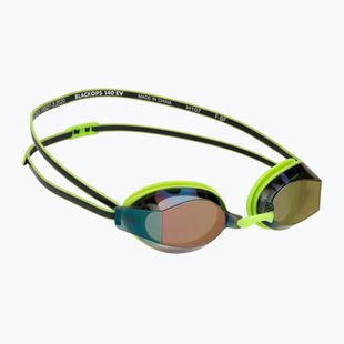 Okulary do pływania TYR Blackops 140 Ev Racing Mirrored bright green/black