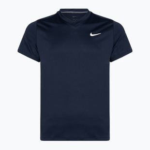 Koszulka tenisowa męska Nike Court Dri-FIT Victory obsidian/obsidian/white