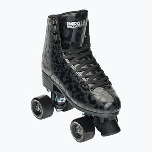 Wrotki damskie IMPALA Quad Skate black leopard