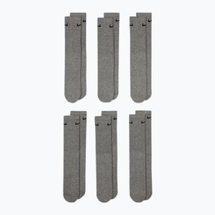 Skarpety Nike Everyday Cushioned 6 par carbon heather/black