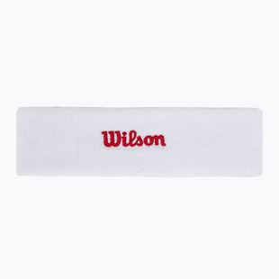 Opaska na głowę Wilson Headband bright white/infrared
