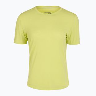 Koszulka do biegania damska Saucony Stopwatch SS sunny lime heather