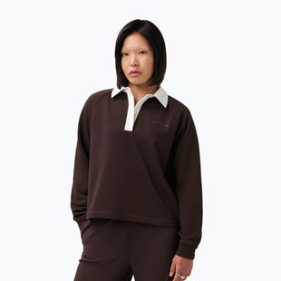 Bluza damska Sweaty Betty Revive Rugby espresso brown