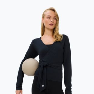 Longsleeve damski Sweaty Betty Soft Flow Studio Wear Your Way black