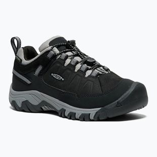 Buty trekkingowe dziecięce KEEN Targhee IV Low Waterproof black/steel grey
