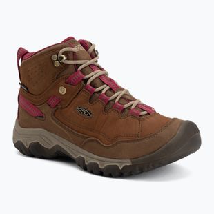 Buty trekkingowe damskie KEEN Targhee IV Mid Wp bison/beaujolais