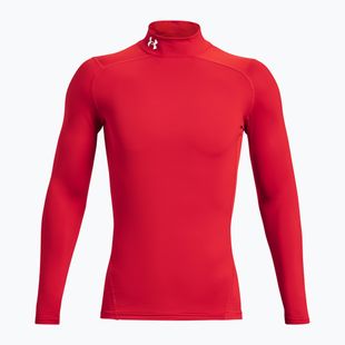 Longsleeve treningowy męski Under Armour Comp Mock UA Armour red/white