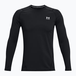 Longsleeve treningowy męski Under Armour CG Armour Fitted Crew black/white