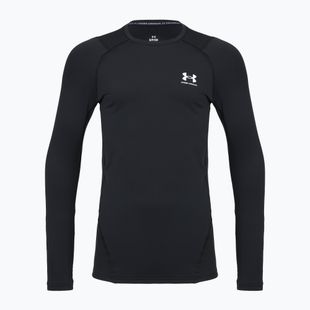 Longsleeve treningowy męski Under Armour CG Armour Fitted Crew black/white