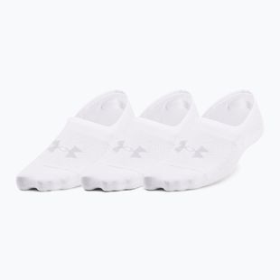 Skarpety damskie Under Armour Breathe Lite Ultra Low 3 pary white/white/mod gray