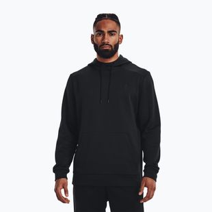 Bluza męska Under Armour Armour Fleece Hoodie black/black