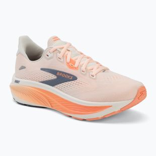 Buty do biegania damskie Brooks Ghost 18 star white/cyber peach/grey