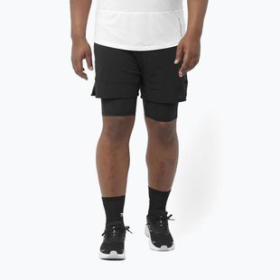 Spodenki do biegania męskie Salomon Sense 2IN1 deep black