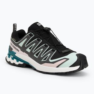 Buty do biegania damskie Salomon XA Pro 3D V9 GTX black/bleached aqua/harbor blue