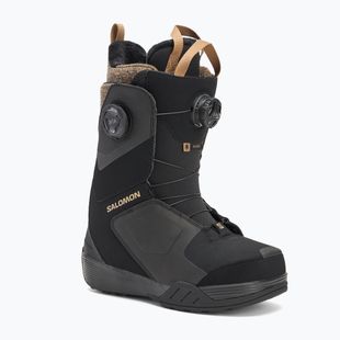 Buty snowboardowe damskie Salomon Kiana Dual Boa W black/black/sepia tint