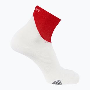 Skarpety Salomon S/Lab Phantasm Ankle white/ fiery red