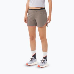 Spodenki do biegania damskie Salomon Sense Aero 5" iron/neon flame