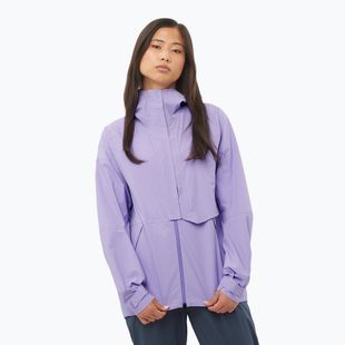 Kurtka przeciwwiatrowa damska Salomon Outerpath Pro 2.5L violet tulip