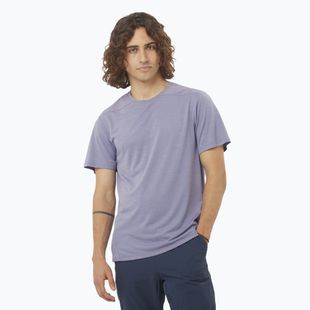 Koszulka męska Salomon Outline Tee blue granite
