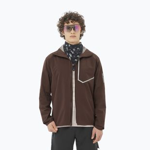 Kurtka do biegania męska Salomon Bonatti Trail cofee bean