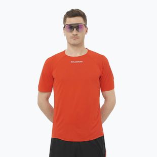 Koszulka do biegania męska Salomon S/Lab Speed Tee flery red
