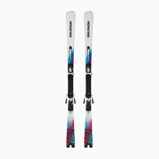 Narty zjazdowe Salomon Addikt + wiązania MI12 GW white/neon blue/red