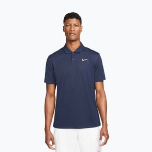 Koszulka tenisowa męska Nike Court Dri-Fit Polo Solid obsidian/white