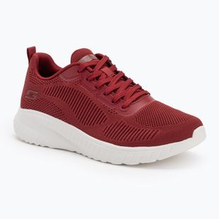 Buty damskie SKECHERS Bobs Squad Chaos Face Off red